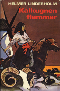 Omslaget till romanen Kalkungnen flammar