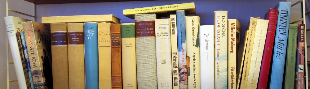 den gamla bokhyllan